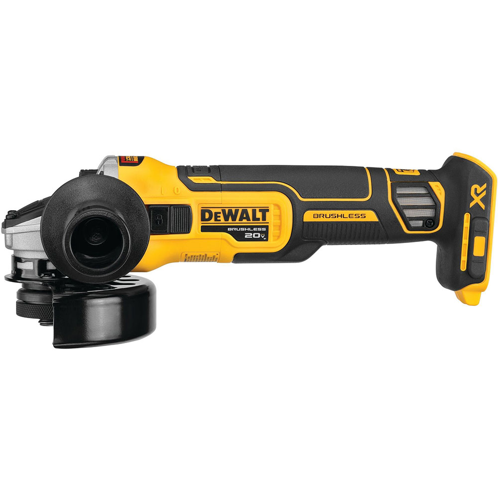 DEWALT 20V MAX XR 4.5in Angle Grinder with Kickback Brake (Bare Tool) image number null