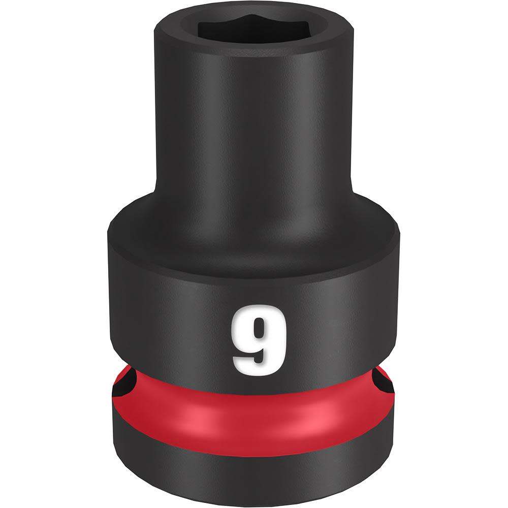 Milwaukee Impact Socket 1/2in Drive 9mm Standard 6 Point
