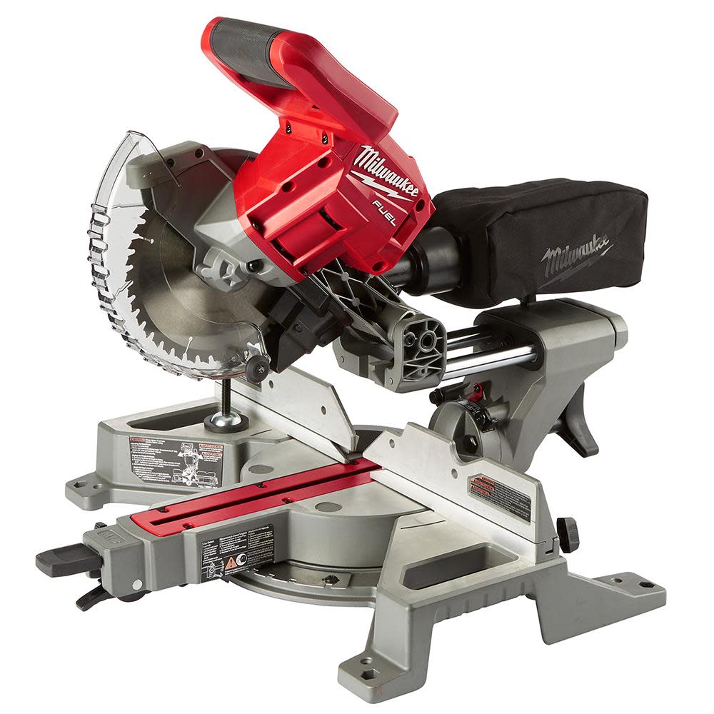 Milwaukee M18 FUEL 7-1/4 in. Dual Bevel Sliding Compound Miter Saw (Bare Tool) image number null